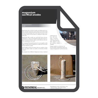Magnesium anodes for on-land cathodic protection